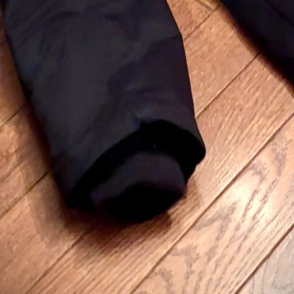 Black hooded insulated canvas jacket parka size S - Picture 6 of 12